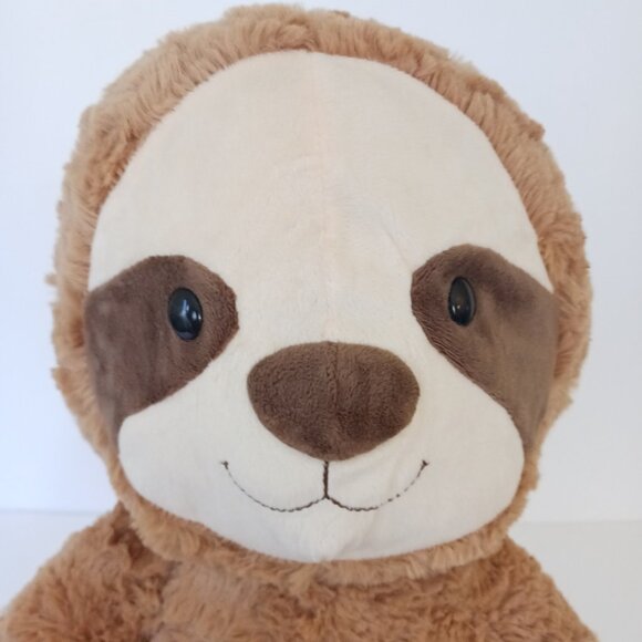 Spark Create Imagine Sloth Smiling 17” Long Plush Brown Stuffed Animal Soft Toy - Picture 2 of 7